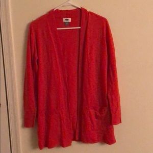 Women’s Orange Old Navy Cardigan